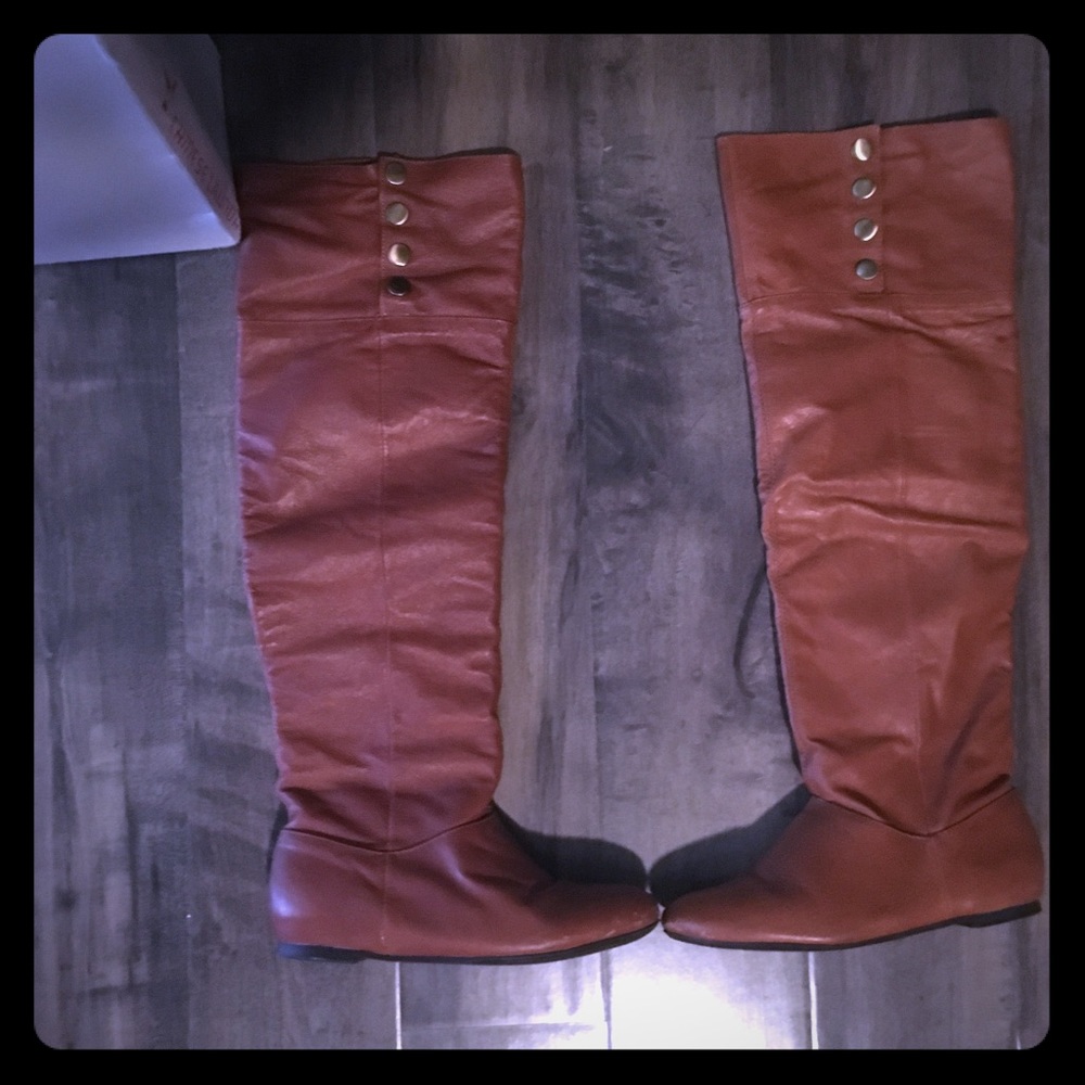 Chinese Laundry Knee high boots (cognac)